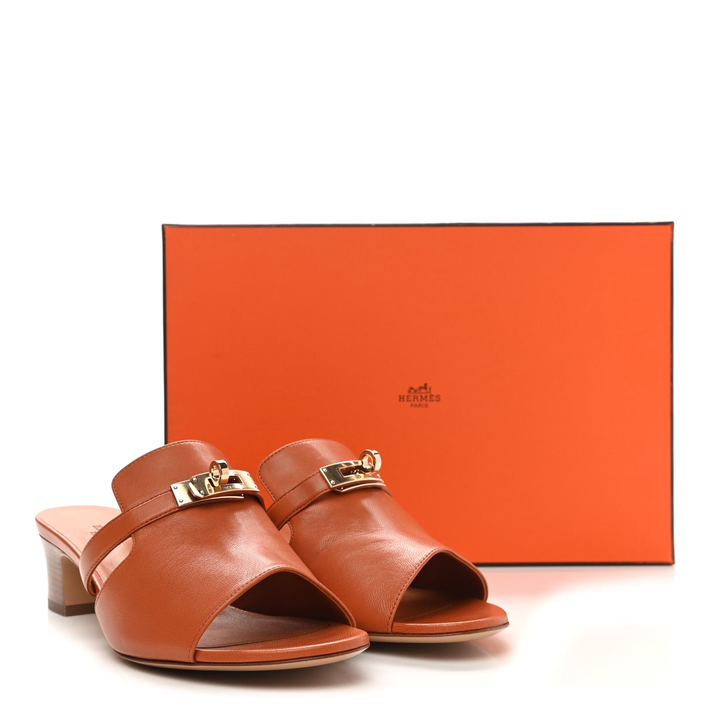 Goatskin Candy Sandals 39 Marron Glaise