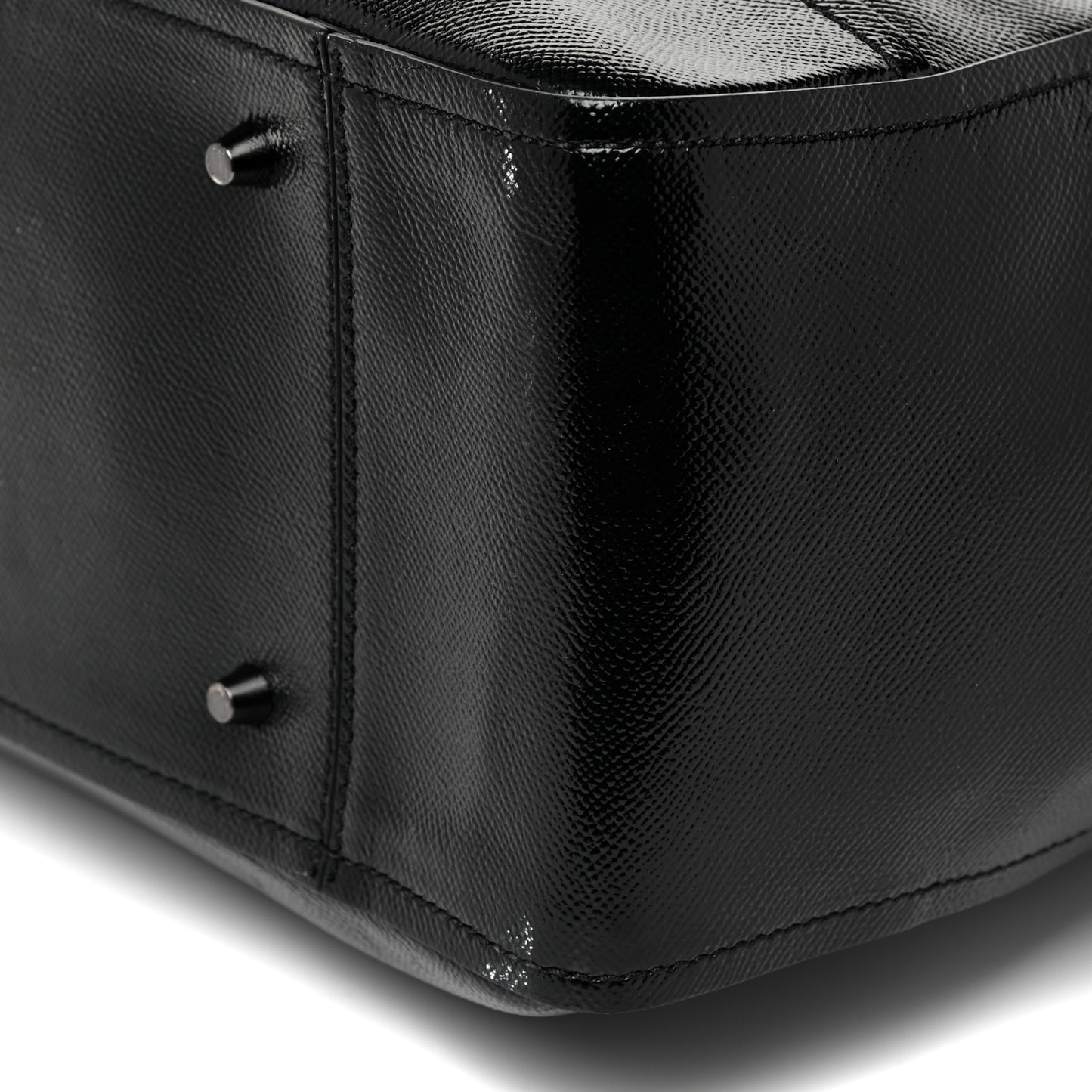 Patent Large Somerford Tote Black