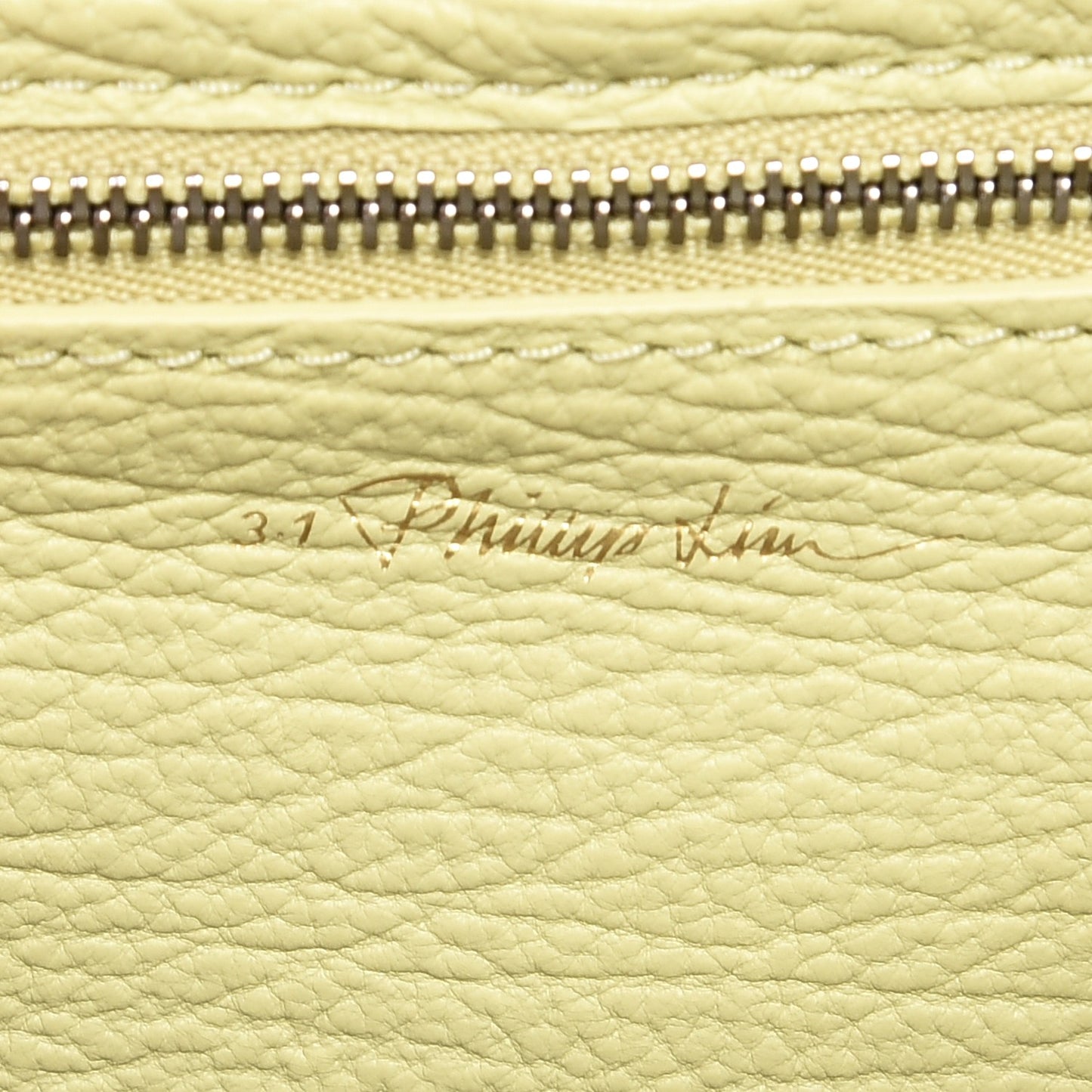 3.1 Textured Calfskin Mini Pashli Satchel Citron