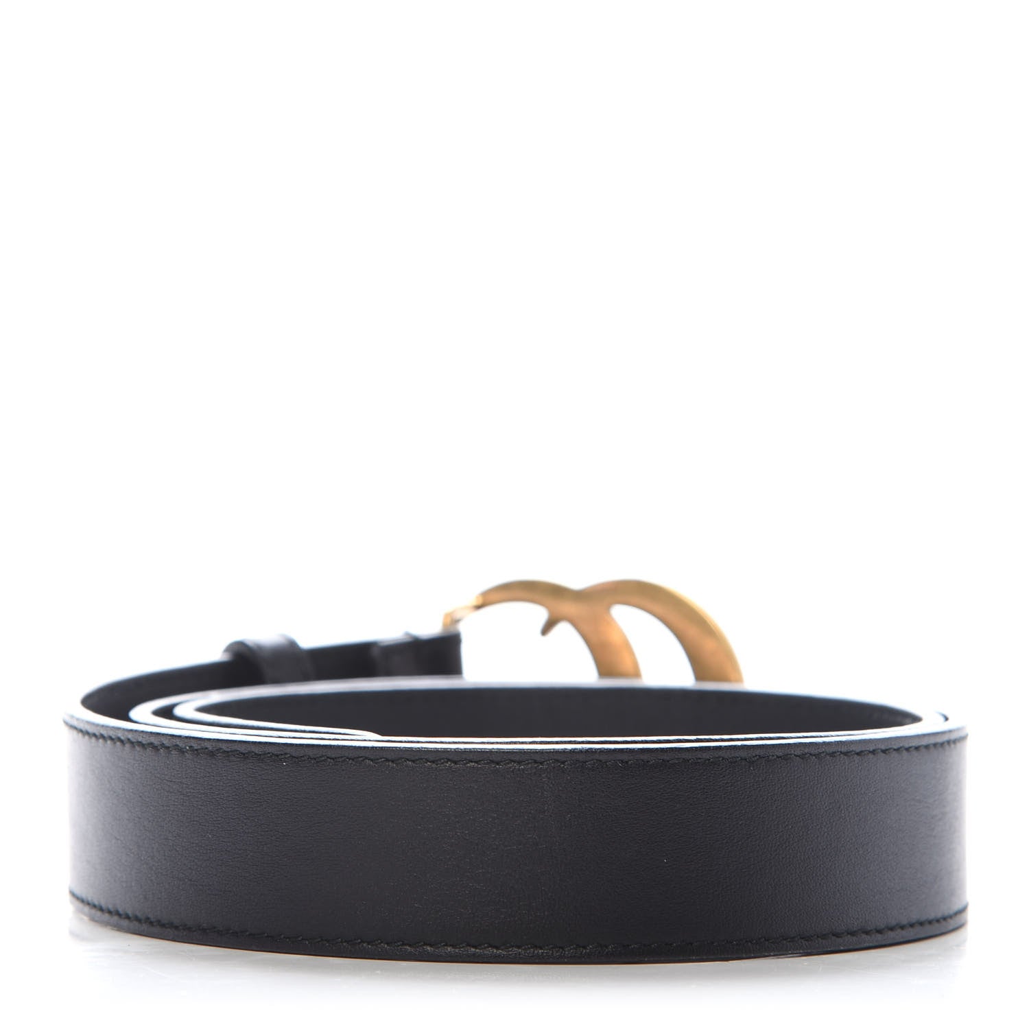Gucci Calfskin Double G 30mm Belt 85 34 Black 2 of 5