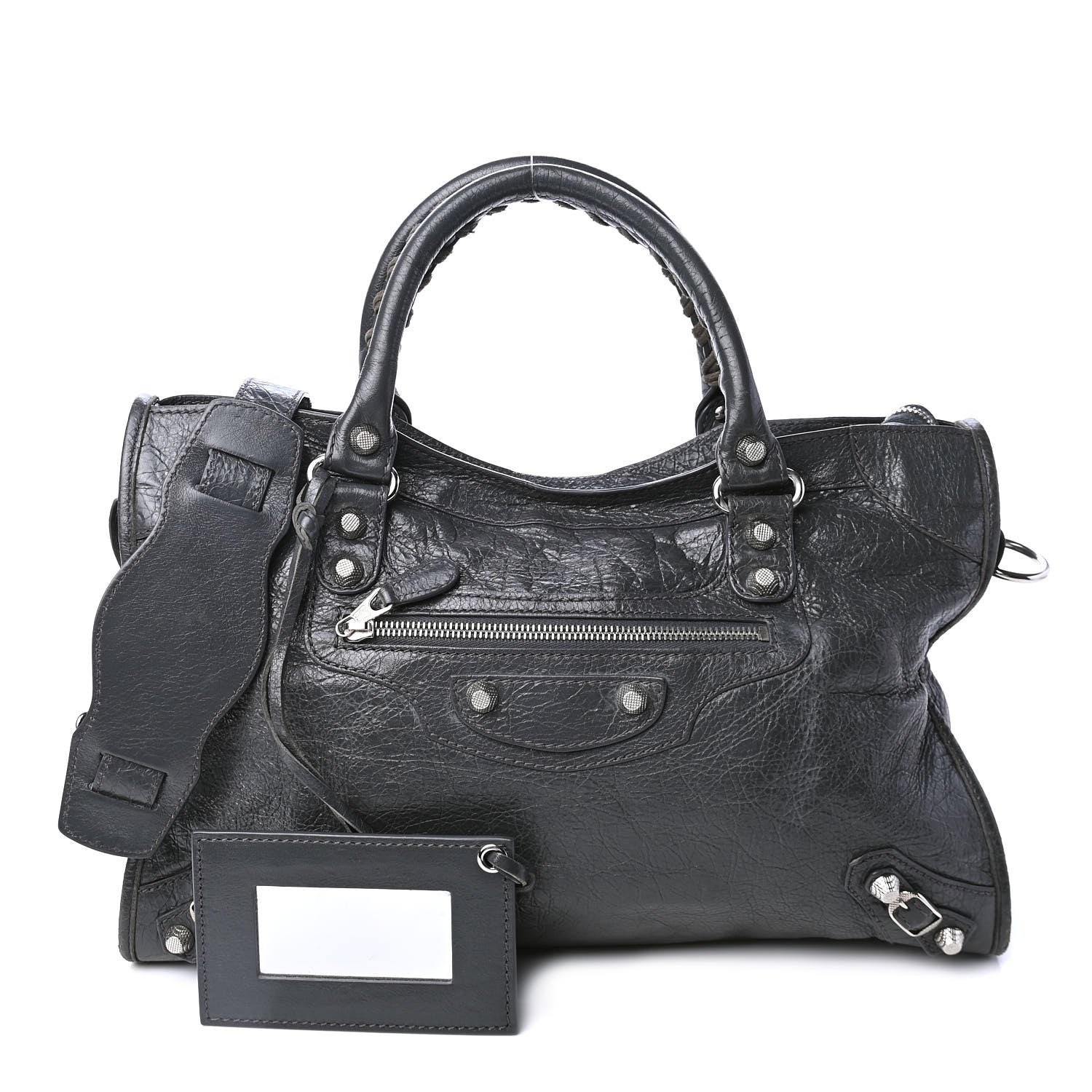 Balenciaga Agneau Giant 12 Silver Hardware City Gris Fossile 1 of 4