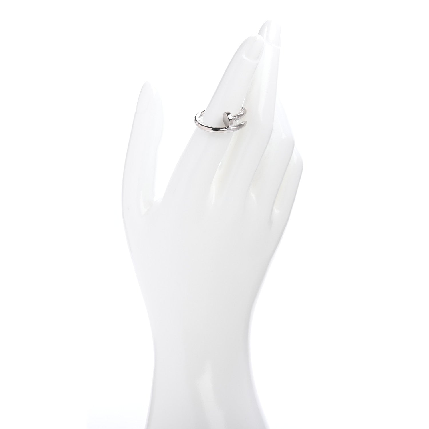 Cartier 18K White Gold Juste Un Clou Ring 59 8.75 2 of 5