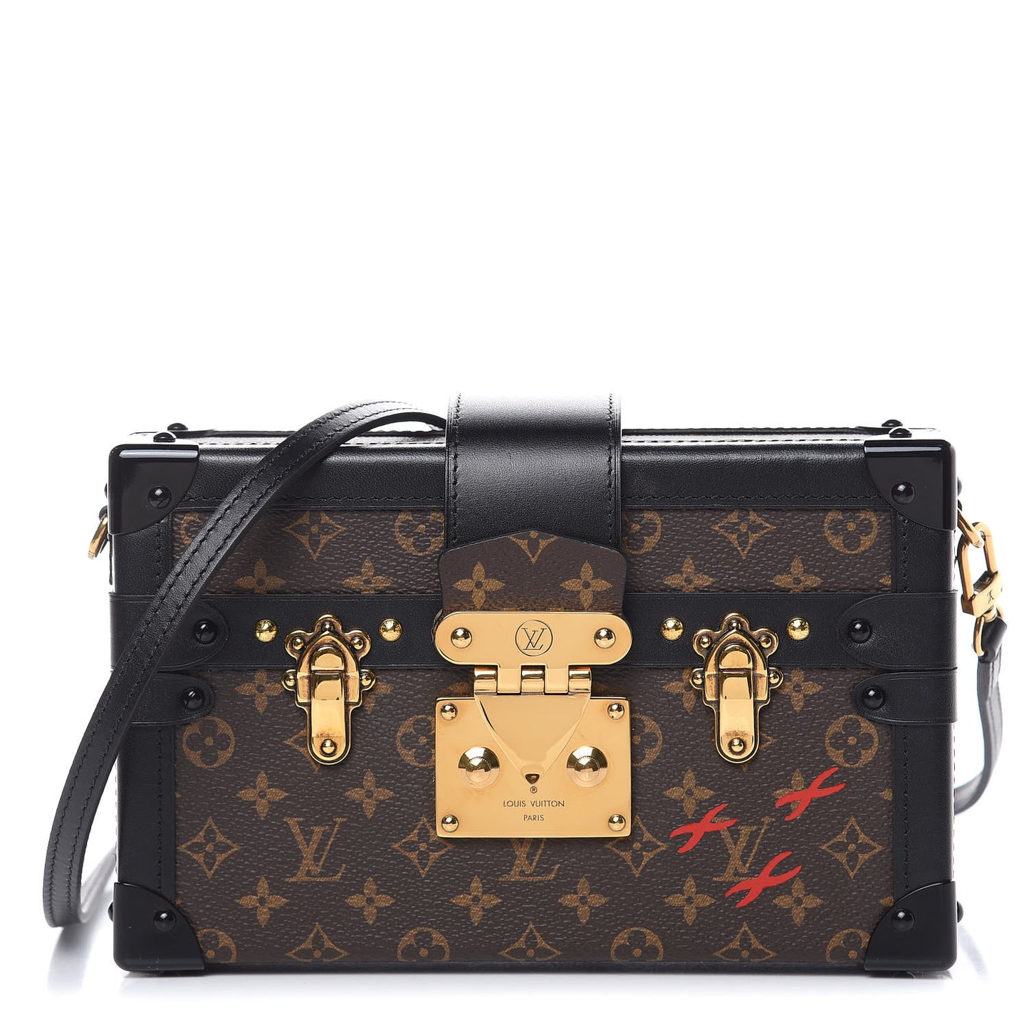Monogram Petite Malle Black