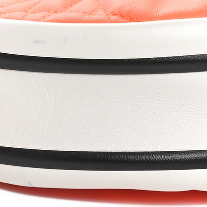 Christian Dior Lambskin Cannage Small Dior Vibe Hobo Bag Orange 9 of 10