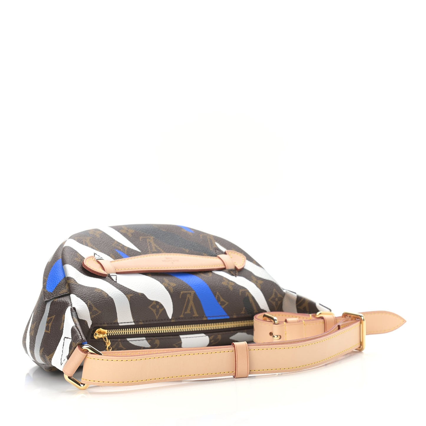 X LOL Monogram Bumbag Blue Silver