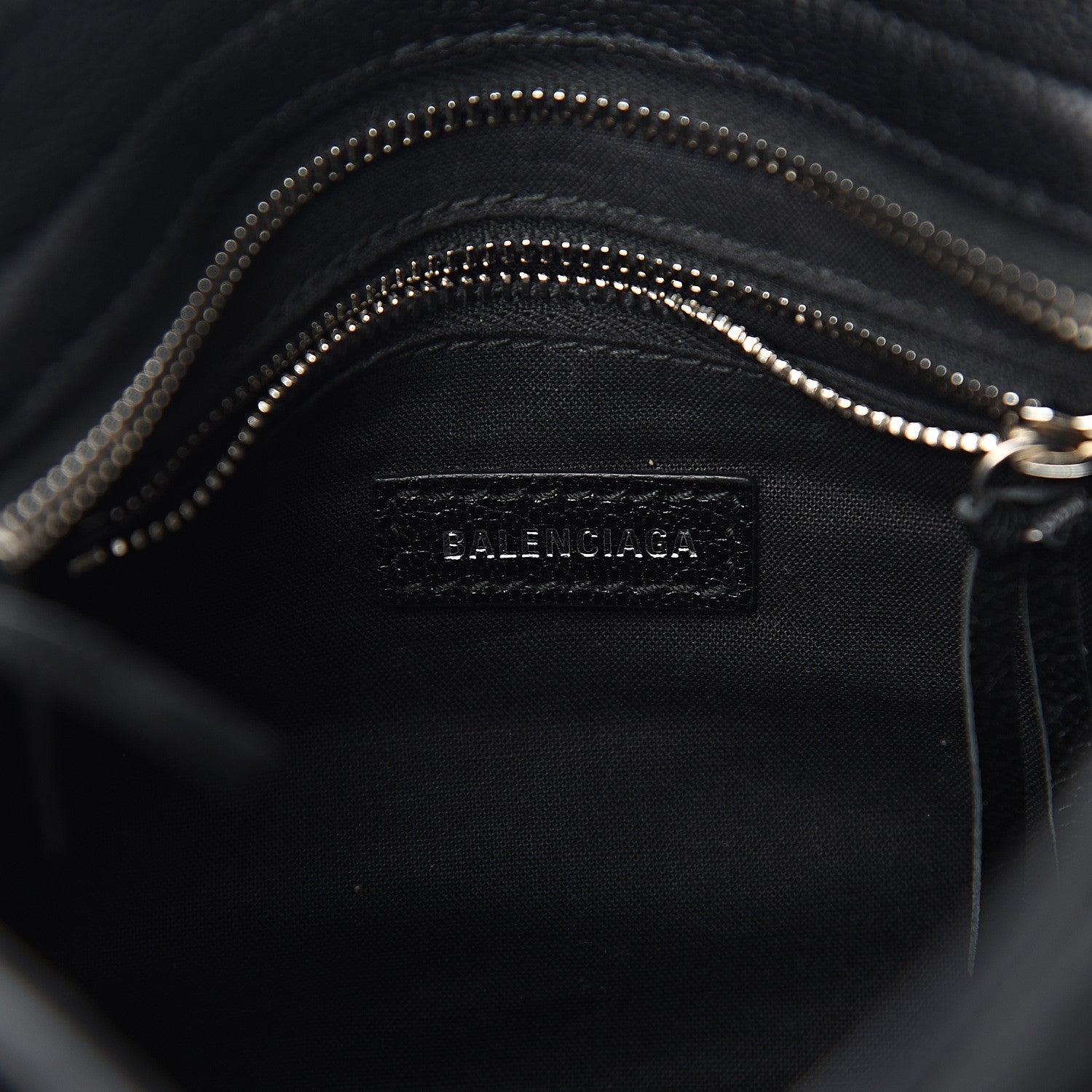 Balenciaga Chevre Silver Metallic Edge Hardware Mini City Black 5 of 9