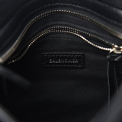 Balenciaga Chevre Silver Metallic Edge Hardware Mini City Black 5 of 9