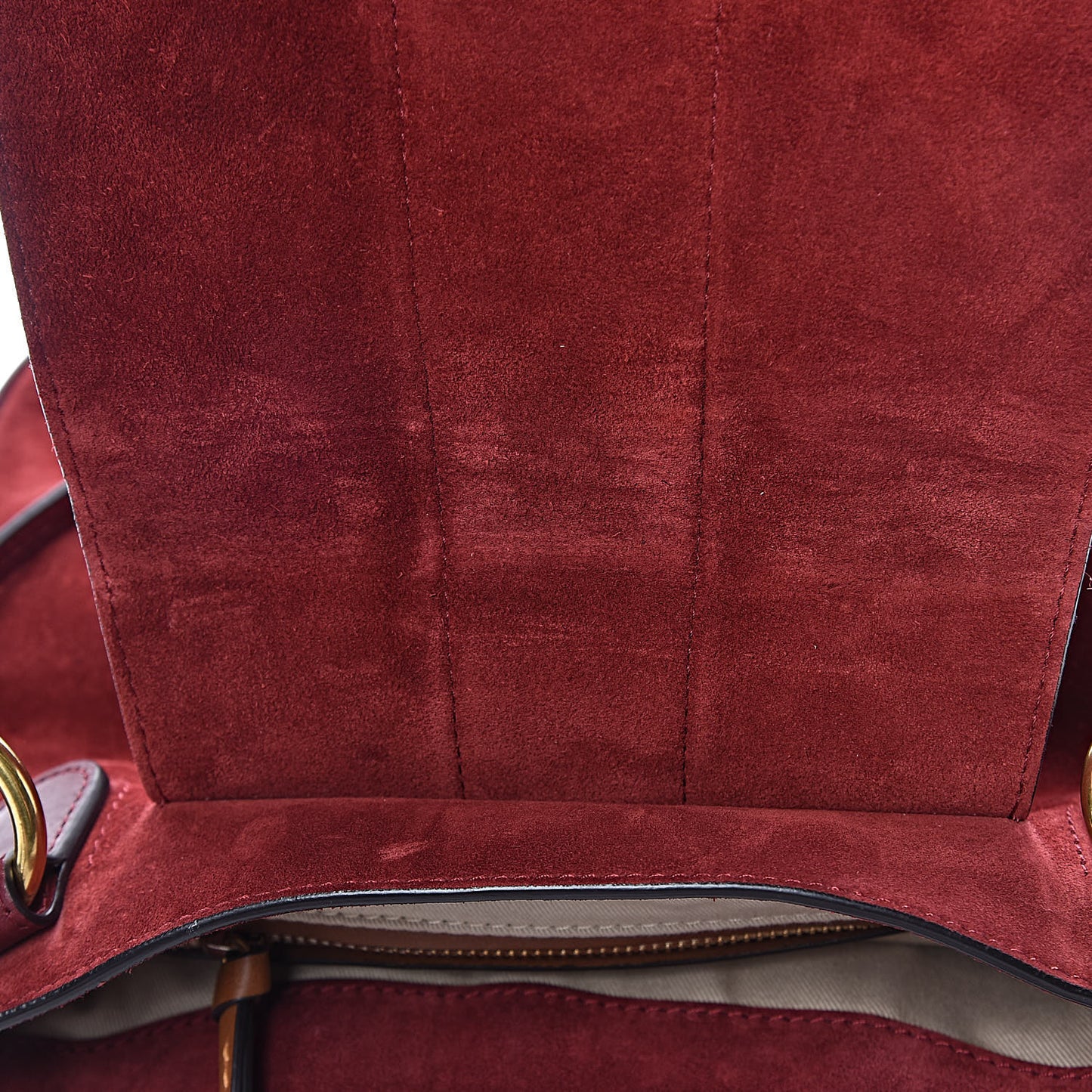 Suede Small Lexa Shoulder Bag Sienna Red