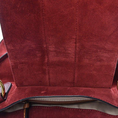 Chloe Suede Small Lexa Shoulder Bag Sienna Red 13 of 17