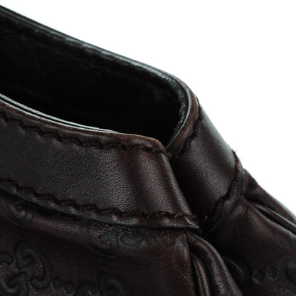 Gucci Guccissima Signature Large Sukey Tote Chocolate 9 of 10