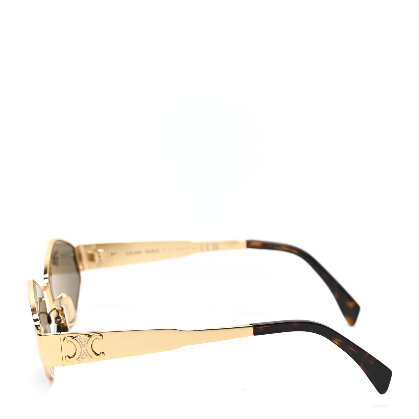 Metal Triomphe 02 Sunglasses CL40254U Gold Green