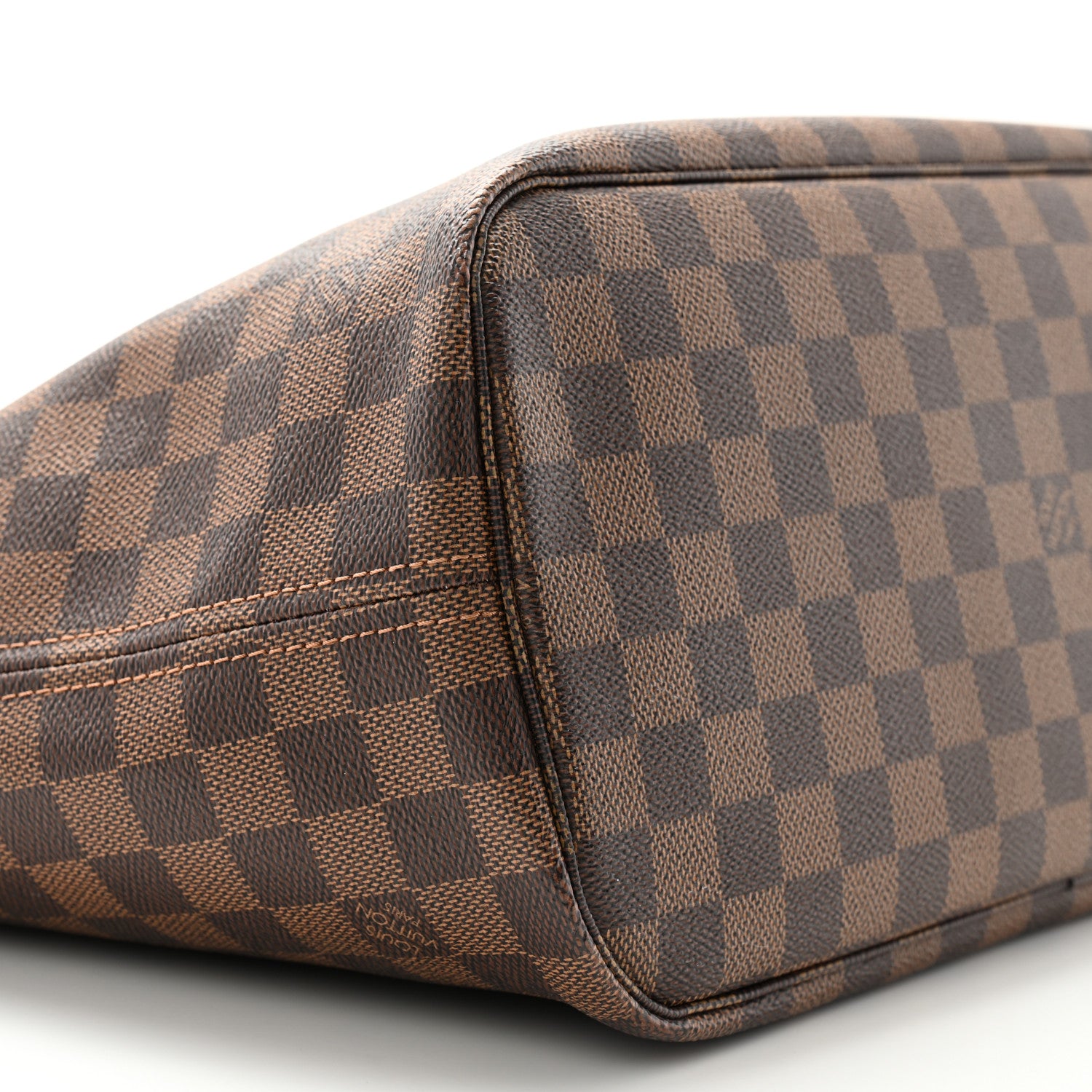 Louis Vuitton Damier Ebene Neo Neverfull MM Rose Ballerine 7 of 8