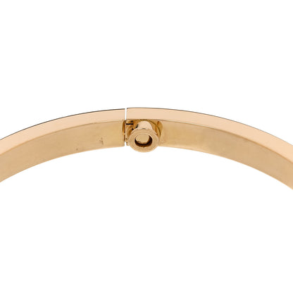 Cartier 18K Yellow Gold Small LOVE Bracelet 16 7 of 8