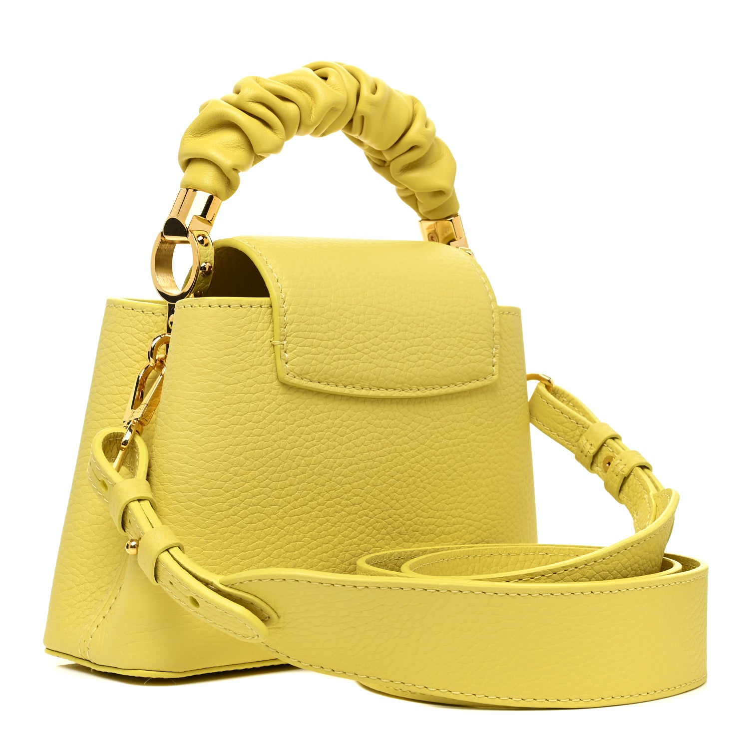 Louis Vuitton Taurillon Mini Chouchou Capucines Jaune 3 of 10