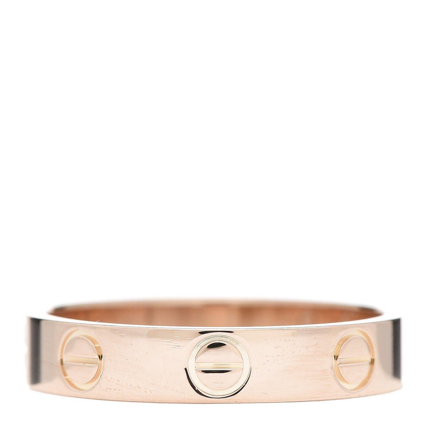 18K Pink Gold 3.5mm LOVE Wedding Band Ring 51 5.75