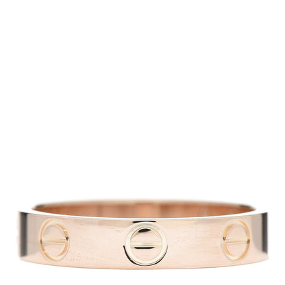 Cartier 18K Pink Gold 3.5mm LOVE Wedding Band Ring 51 5.75 1 of 5