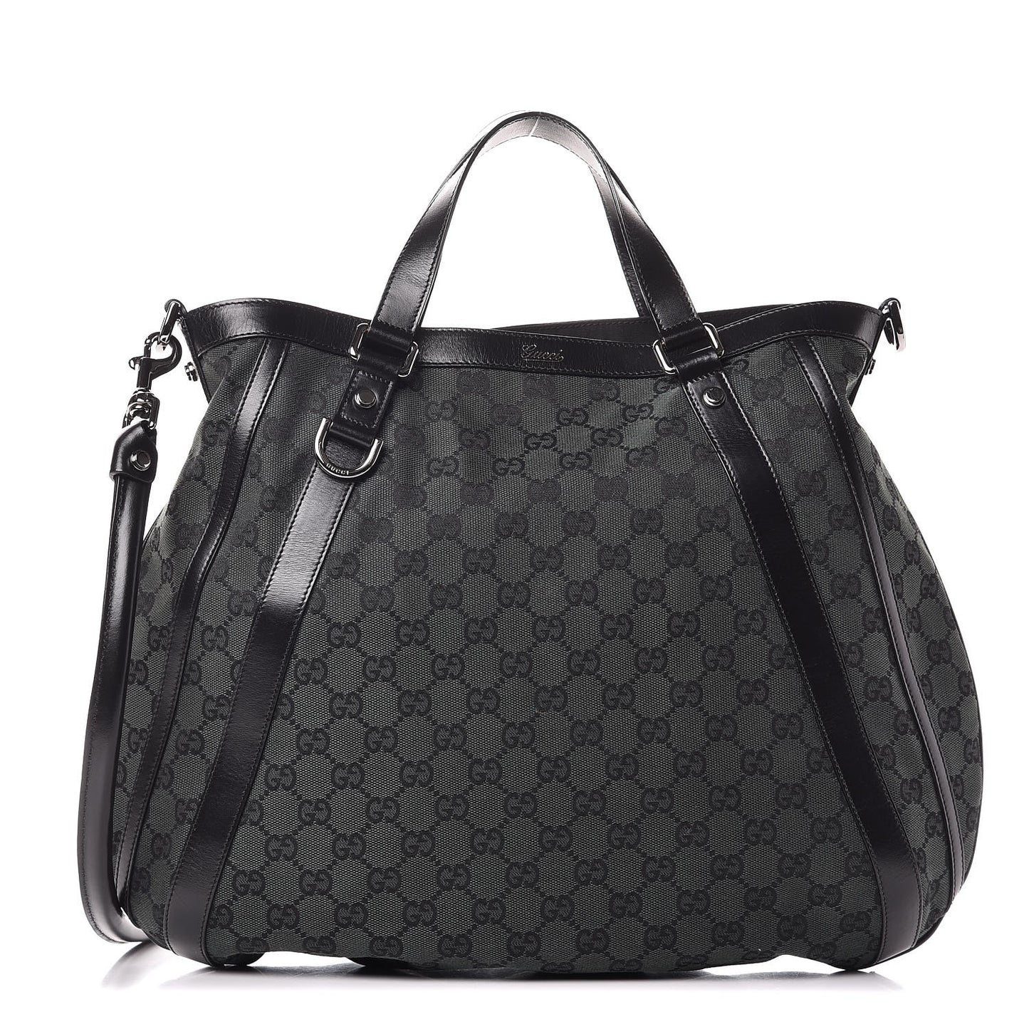 Monogram Medium Abbey Convertible Tote Dark Green