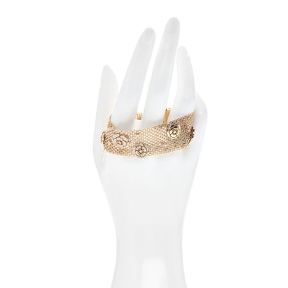 Chanel 18K Yellow Gold Diamond Impression de Camelia Bracelet 2 of 5