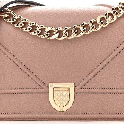 Christian Dior Grained Calfskin Medium Diorama Flap Bag Nude 8 of 11