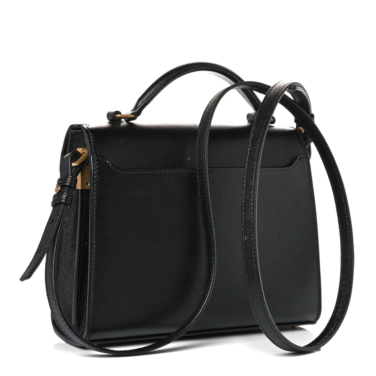 Grain de Poudre Mini Classic Monogram Cassandra Top Handle Black
