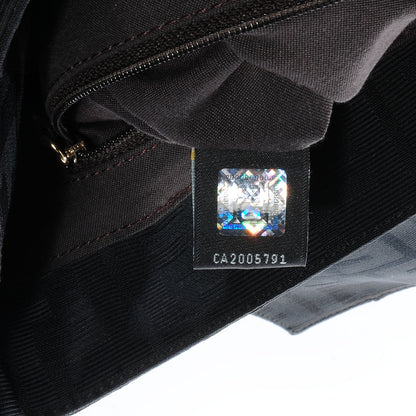 Fendi Zucca Enamel Mia Shoulder Flap Black 8 of 9