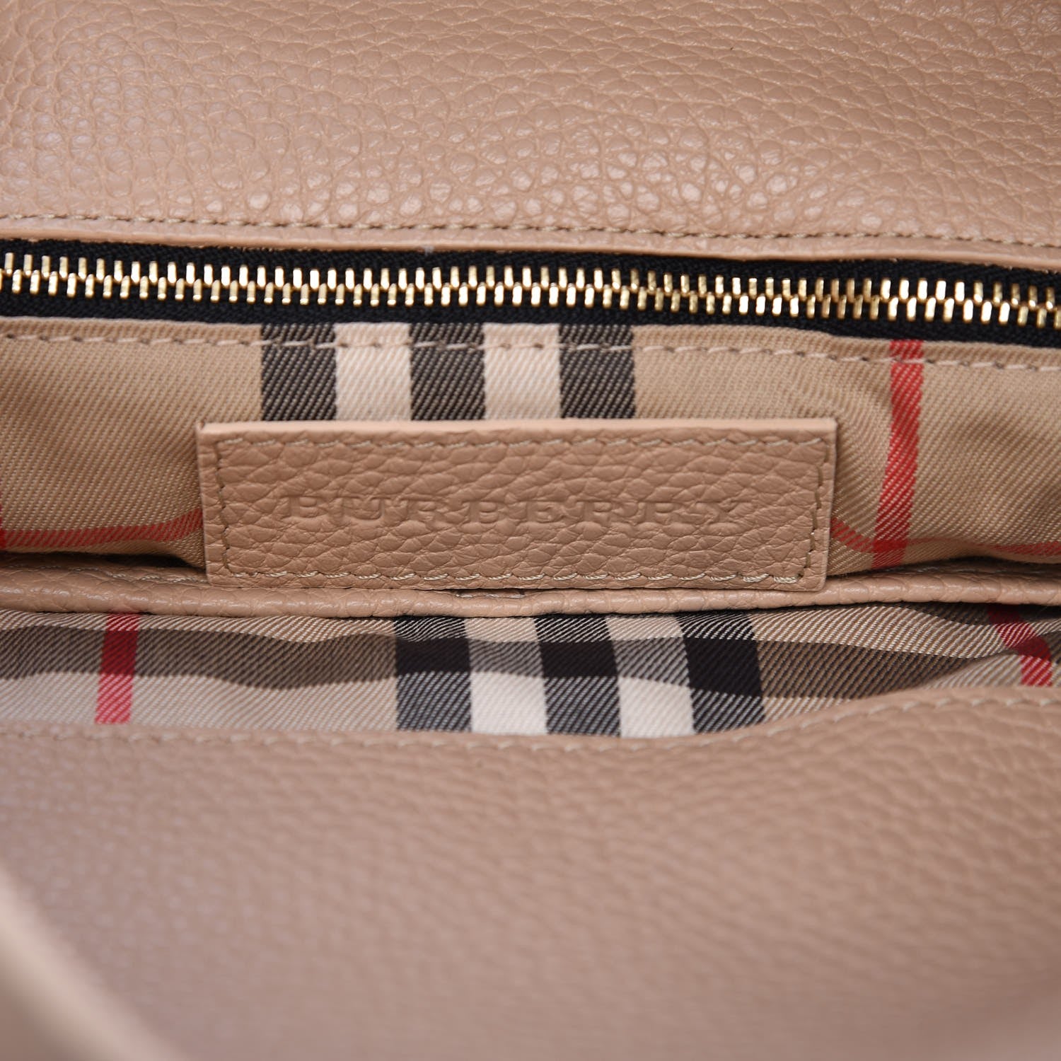 Burberry Grainy Calfskin Medium Cale Hobo Light Nude 6 of 7