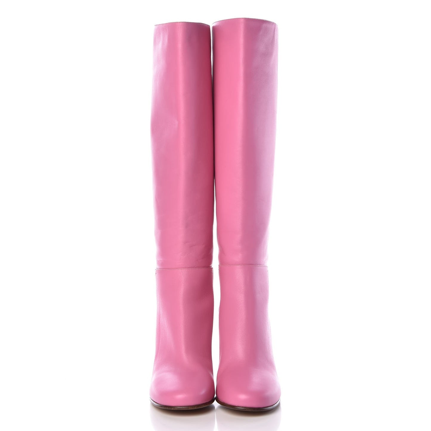 Vitello Lovestud Knee High 85mm Boots 40.5 Pink