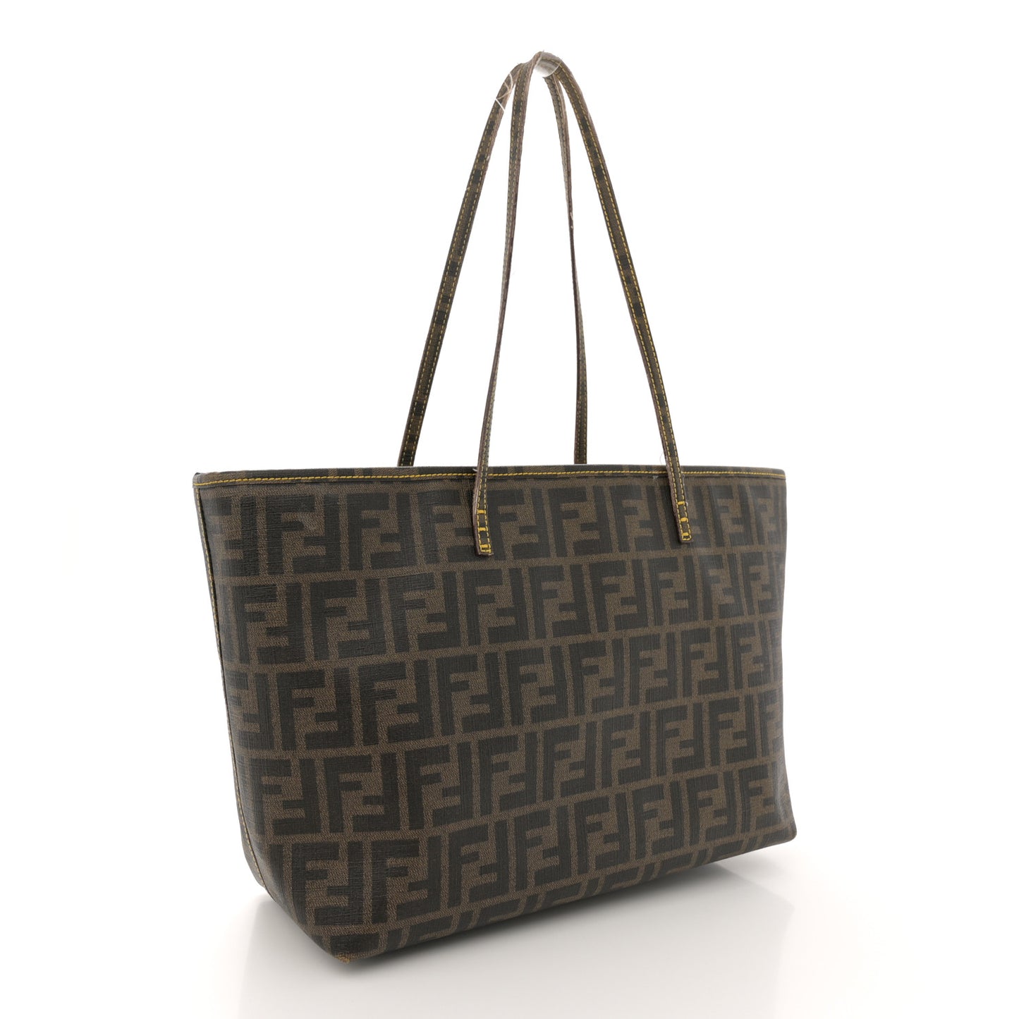 Zucca Spalmati Small Roll Tote Tobacco Yellow