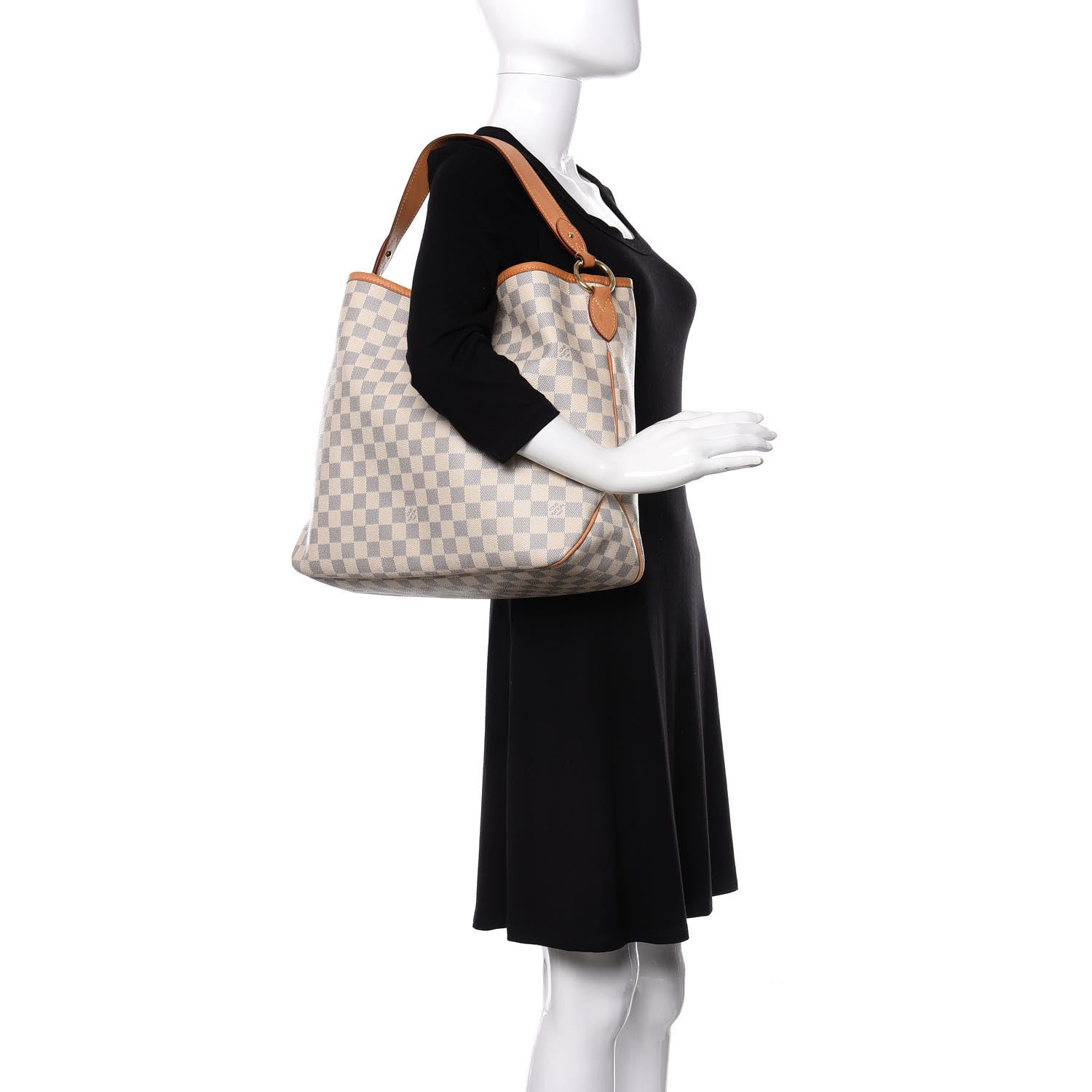Louis Vuitton Damier Azur Delightful MM 2 of 12