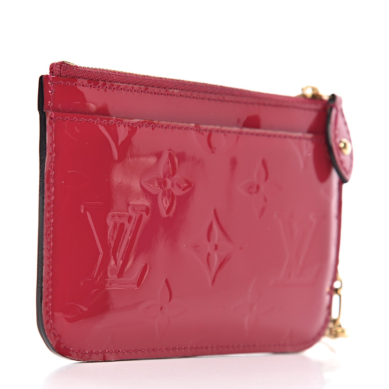 Louis Vuitton Vernis Key Pouch Rose Indien 3 of 6