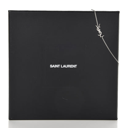 Saint Laurent Brass Monogram Charm Bracelet Mirror 6 of 6
