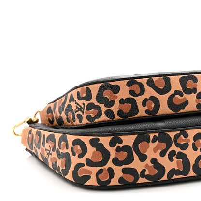 Louis Vuitton Empreinte Monogram Giant Wild At Heart Multi Pochette Accessories Black 7 of 8