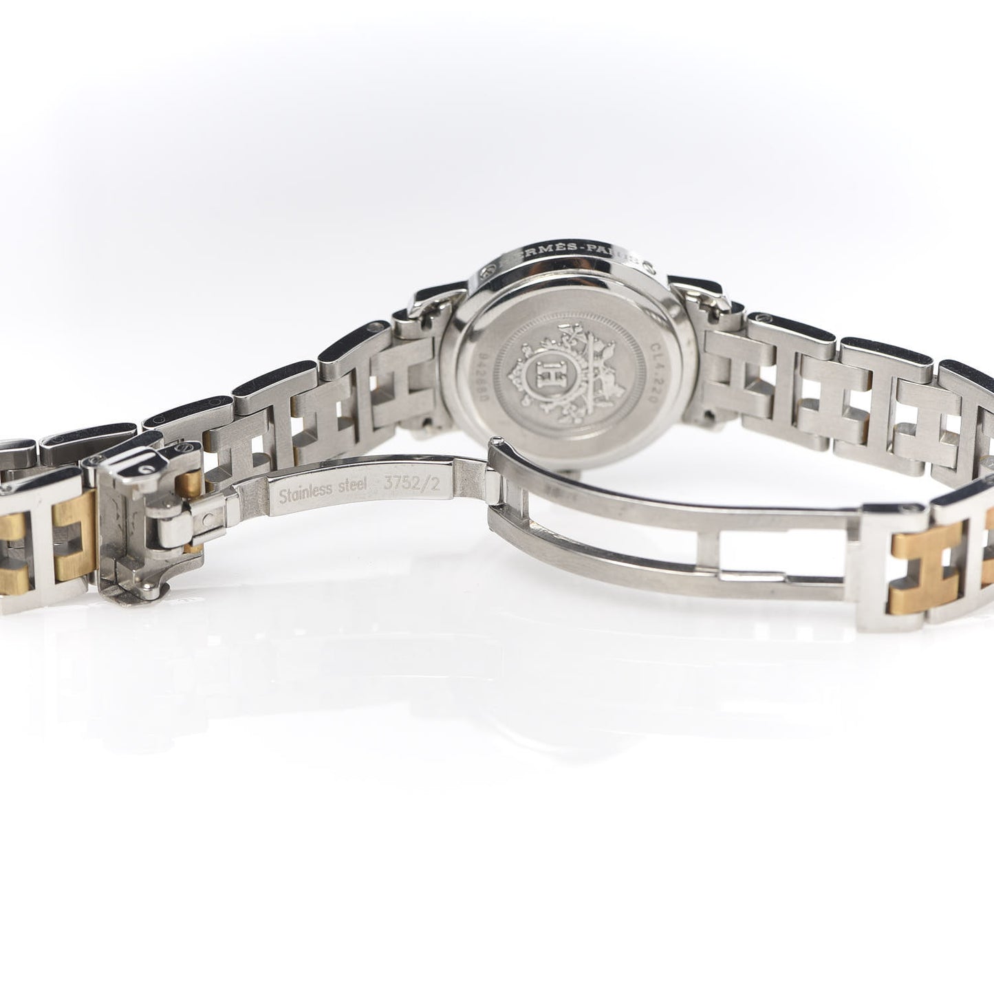 Stainless Steel 24mm Clipper Quartz Watch Gold