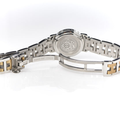 Hermes Stainless Steel 24mm Clipper Quartz Watch Gold 6 of 7