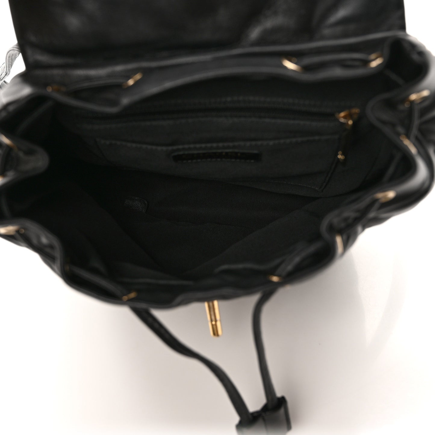 Lambskin Quilted Small Urban Spirit Backpack Black
