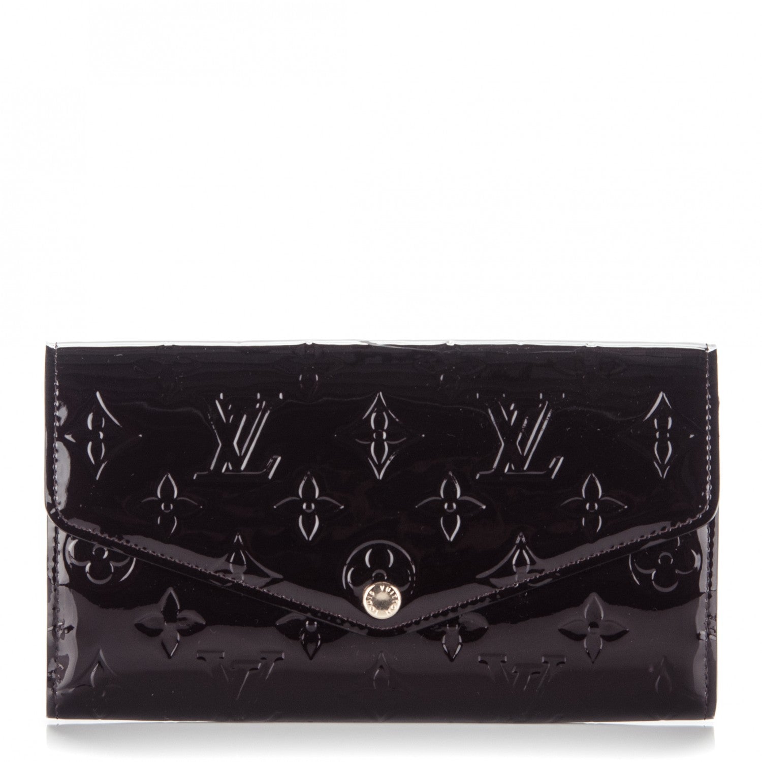 Louis Vuitton Vernis Sarah Wallet NM Amarante 1 of 6