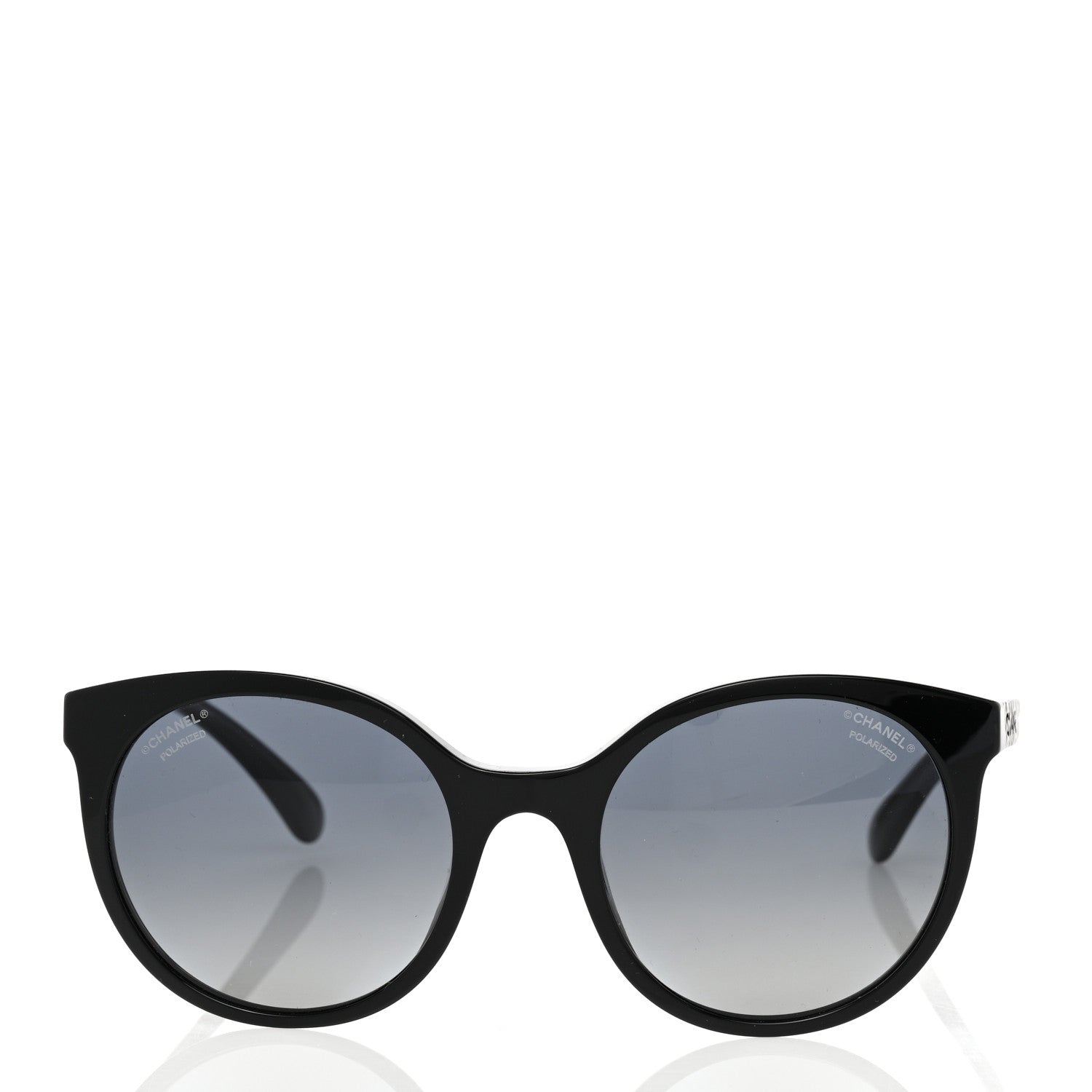 Chanel Acetate Metal Polarized Pantos Sunglasses 5440-A Black 2 of 8