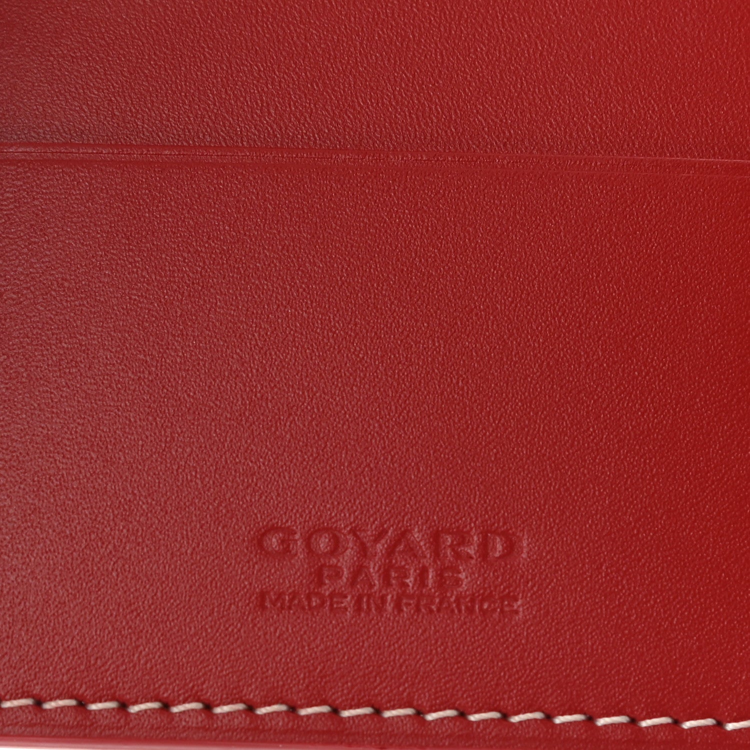 Goyard Goyardine Passport Wallet Red 6 of 9