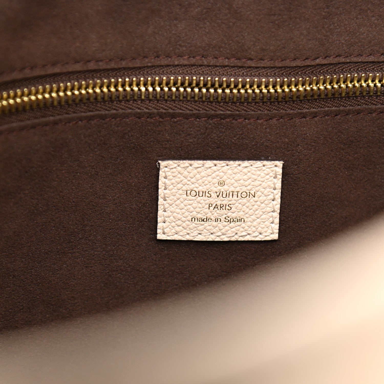 Louis Vuitton Empreinte Monogram Giant Neverfull MM Cream 7 of 10