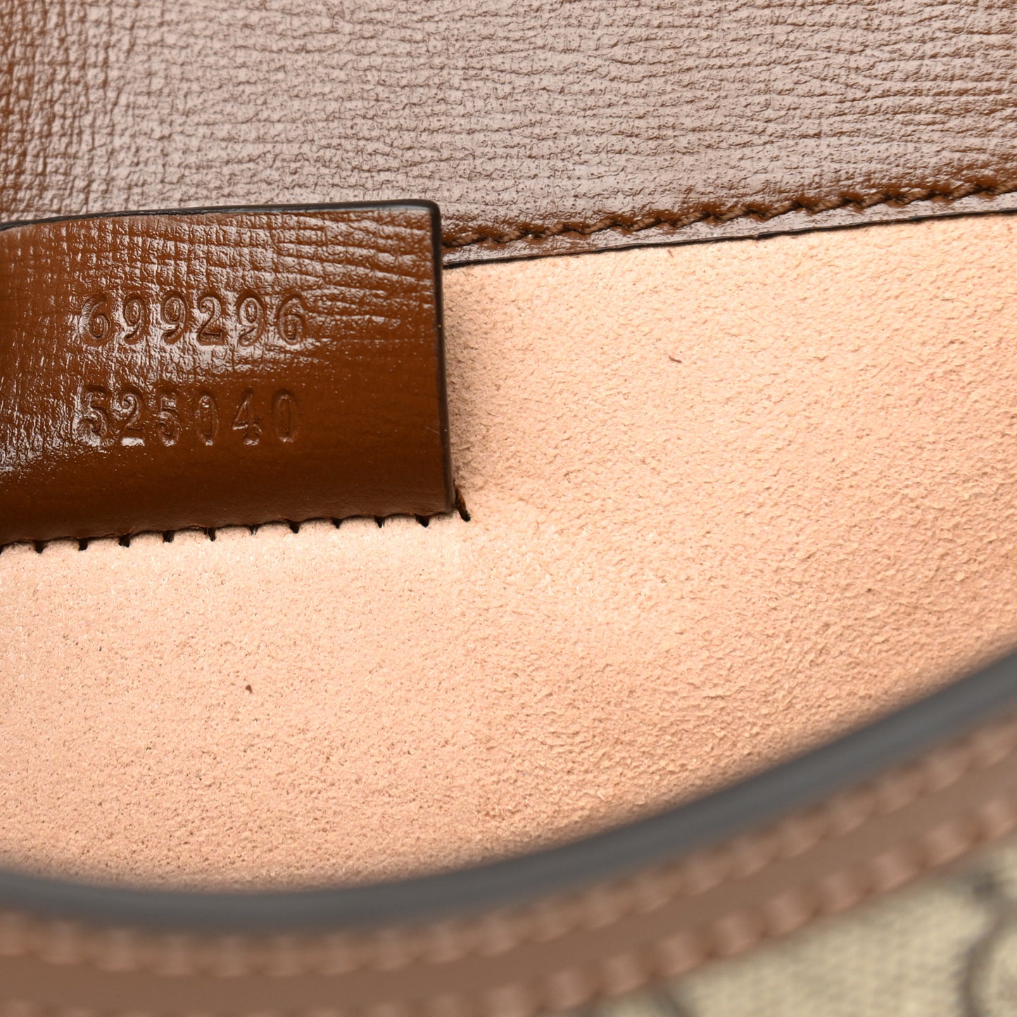 GG Supreme Monogram Mini Horsebit 1955 Shoulder Bag Beige Brown Sugar