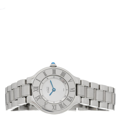 Cartier Stainless Steel 28mm Must De 21 Quartz Watch 3 of 8
