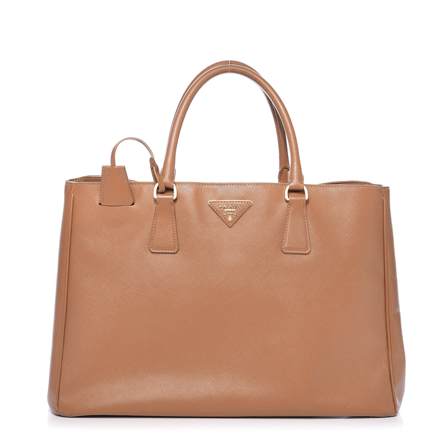 Saffiano Lux Large Tote Caramel
