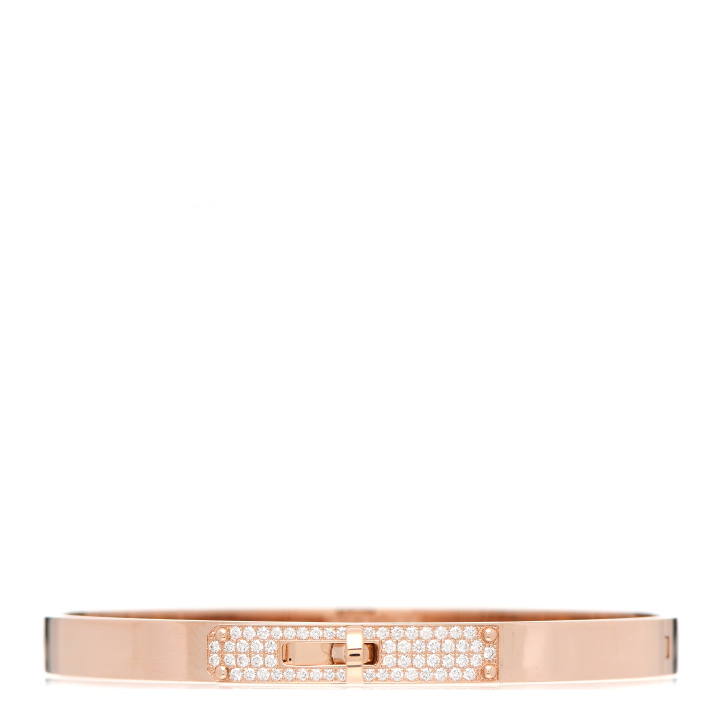 18K Rose Gold Diamond PM Kelly Pave Bracelet SH