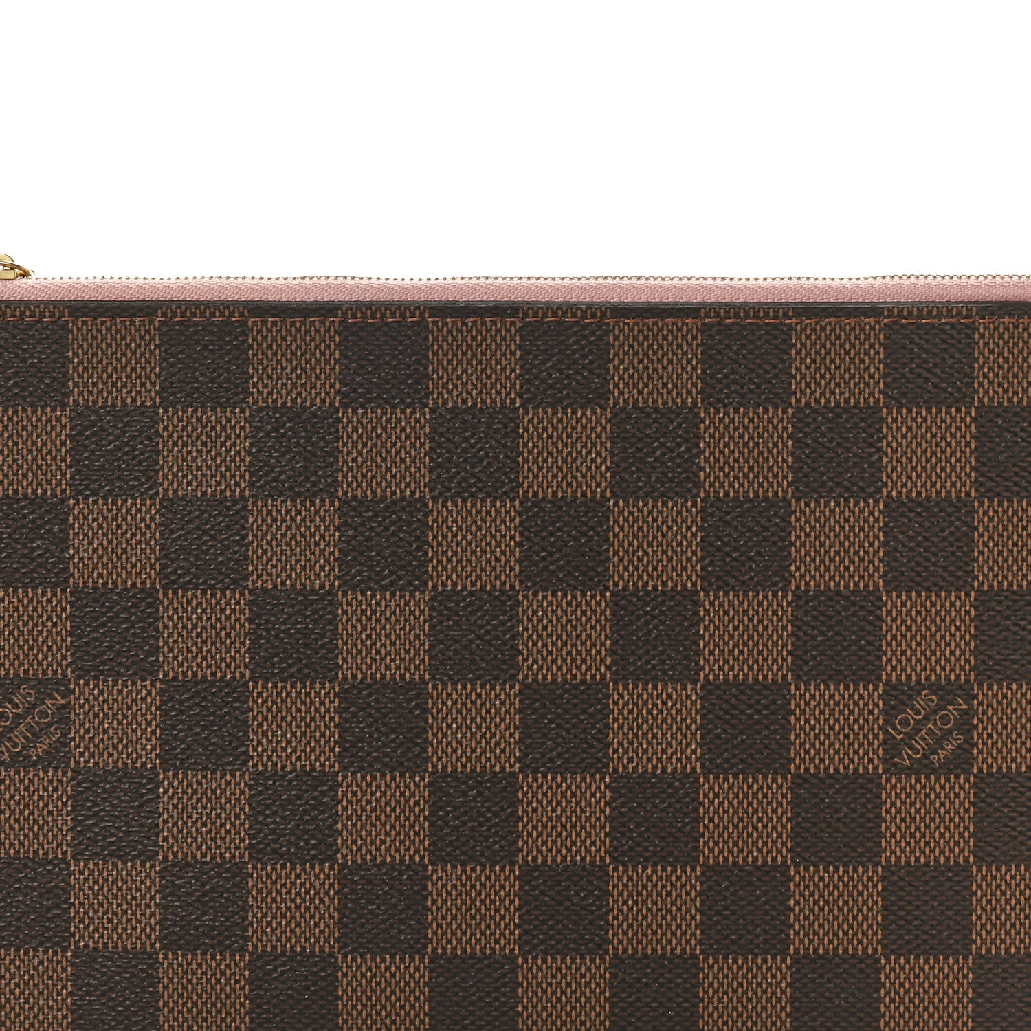 Louis Vuitton Damier Ebene Neverfull MM GM Pochette Rose Ballerine 9 of 10
