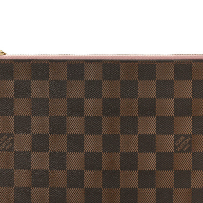Louis Vuitton Damier Ebene Neverfull MM GM Pochette Rose Ballerine 9 of 10