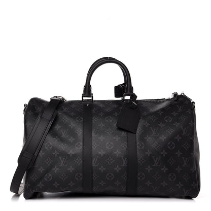 Louis Vuitton Monogram Eclipse Keepall Bandouliere 45 1 of 7