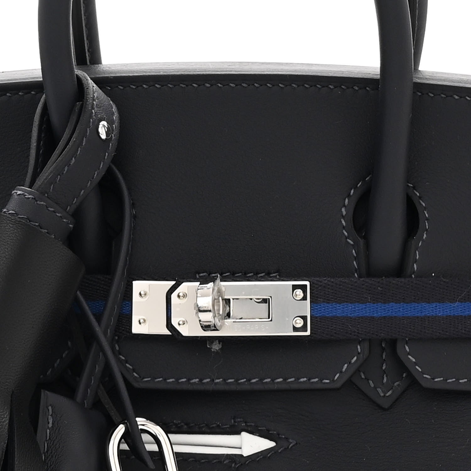 Hermes Feutre Swift Go Team Birkin 25 Caban Bleu Nuit 8 of 12