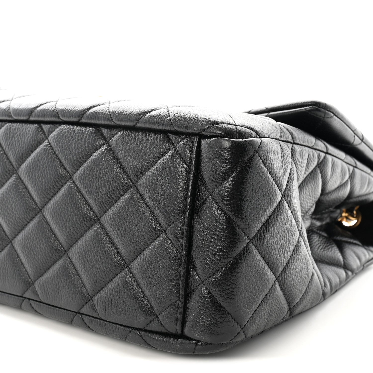 Chanel Calfskin Quilted XXL Travel Flap Bag Black 10 of 10