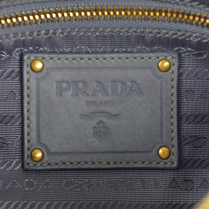 Prada Nappa Stitches Shoulder Bag Glicine 8 of 11