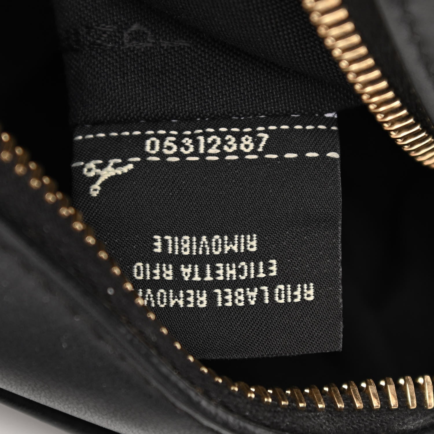 Fendi Glazed Fabric Vitello Century FF 1974 Stamp Patch Mini Camera Case Mogano Panna Black 7 of 14